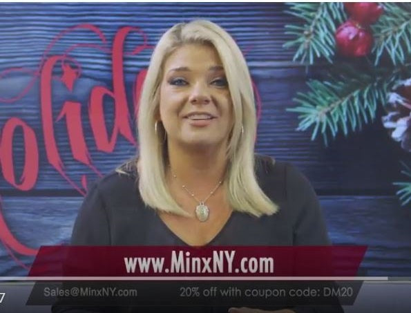 Minx NY Nationwide Television Ad airing November-December 2017