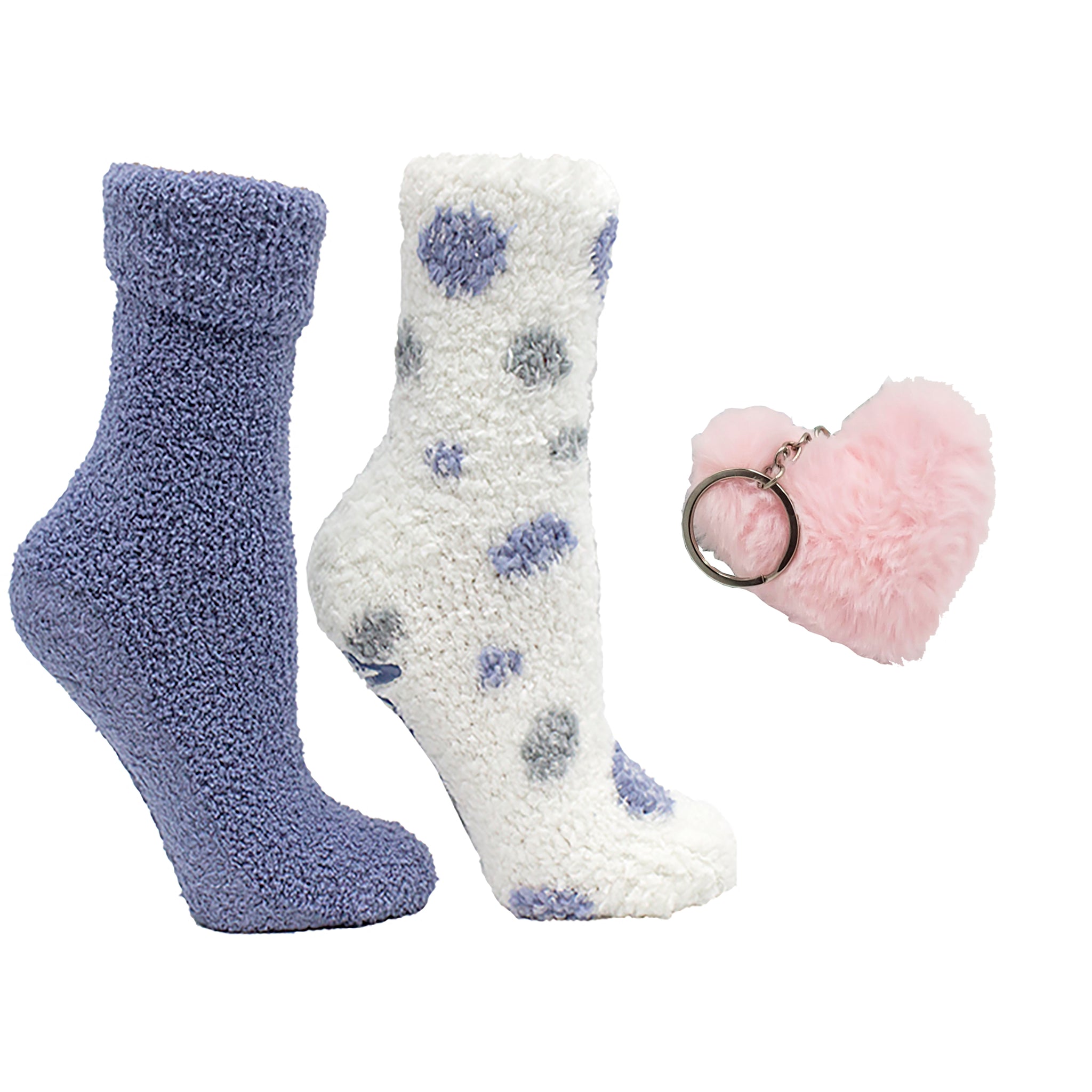 Lush N Plush (2-pack) Slipper Socks - Lavender N Shea Butter