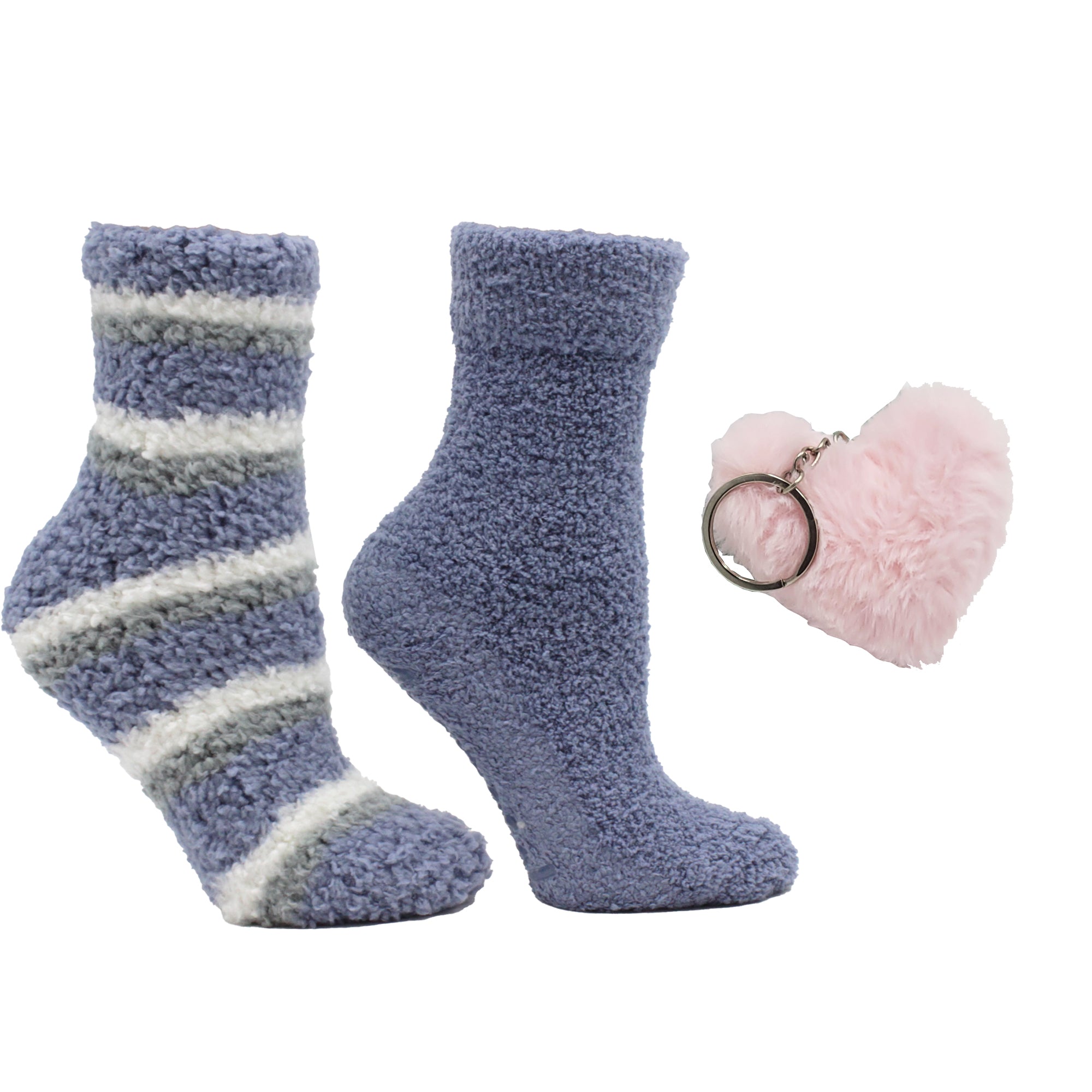Lush N Plush 2 pack sipper socks - Rose N Shea Butter