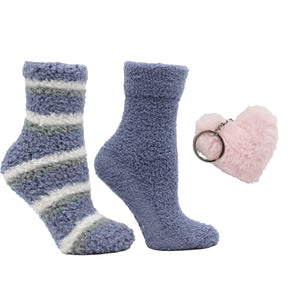 Lush N Plush 2 pack sipper socks - Rose N Shea Butter