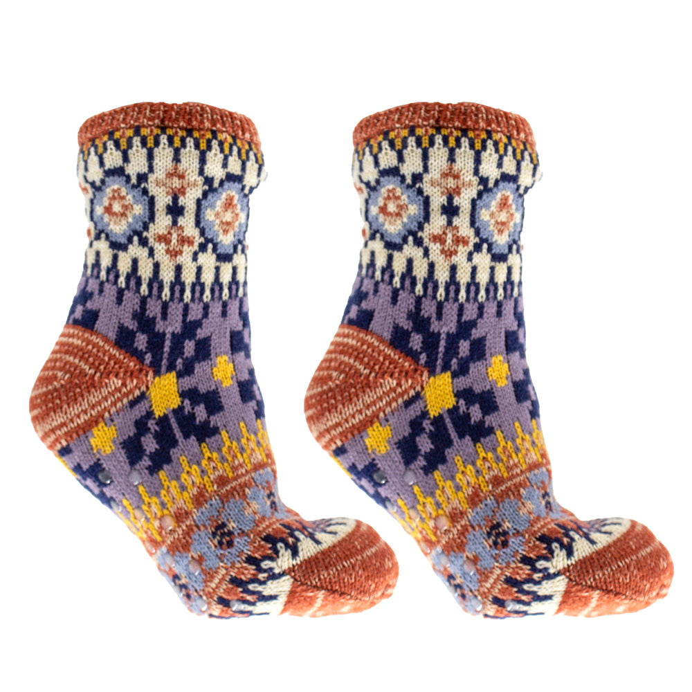 Lavendar & Shea Butter Infused Lounge socks w/sachet | Aromasoles