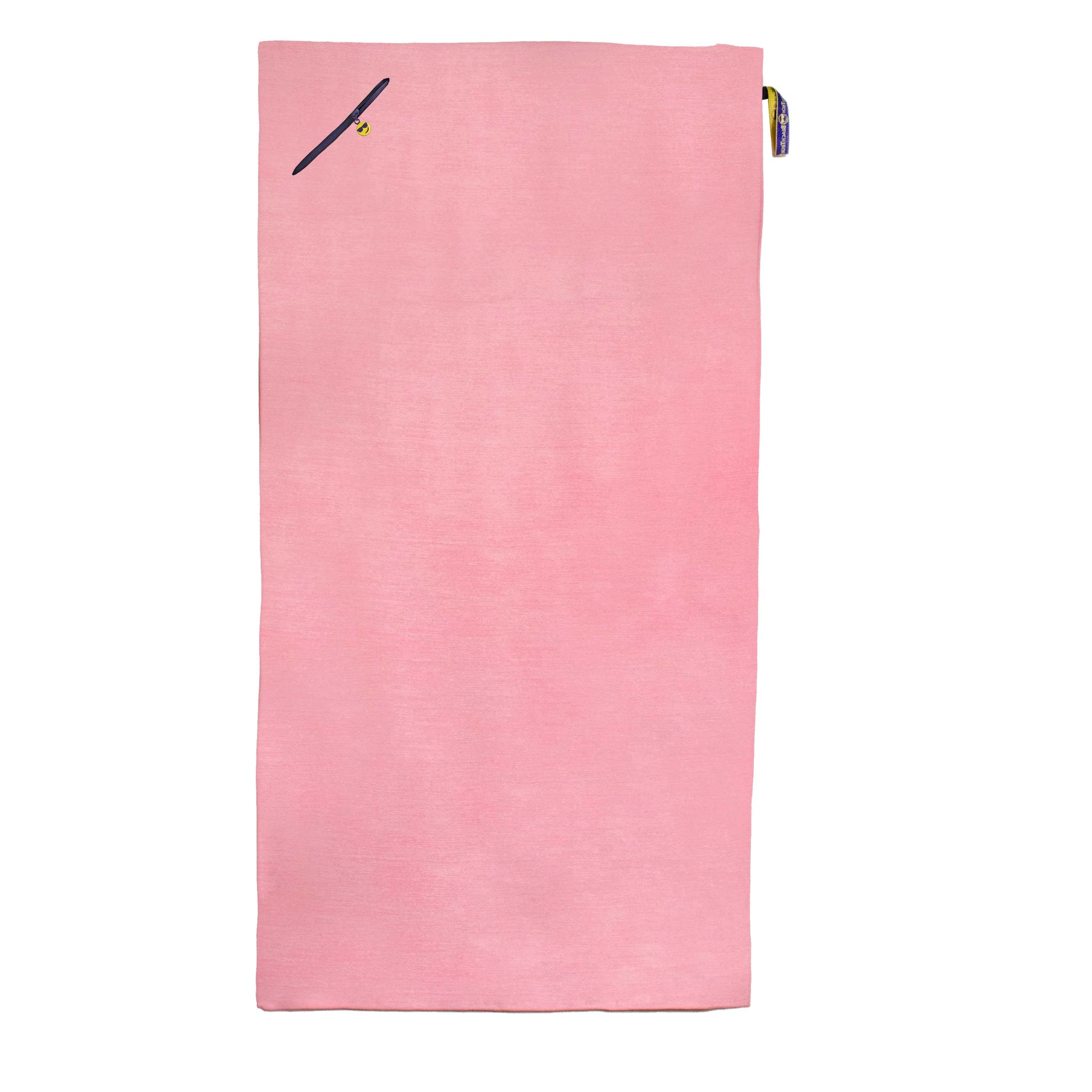 Compact, Quick Drying Beach Towel With Pocket- Light Pink