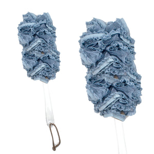 Exfoliating Luxury Lace Poof On a Stick