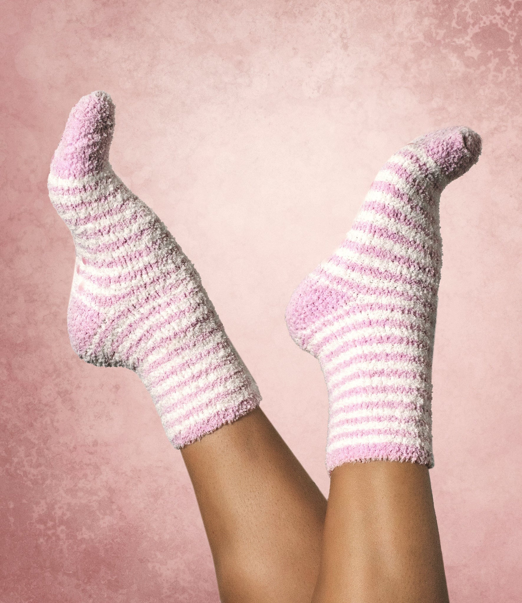 3 Pairs Warm Cozy Slipper Socks With Cinnamon & Shea Butter Infused