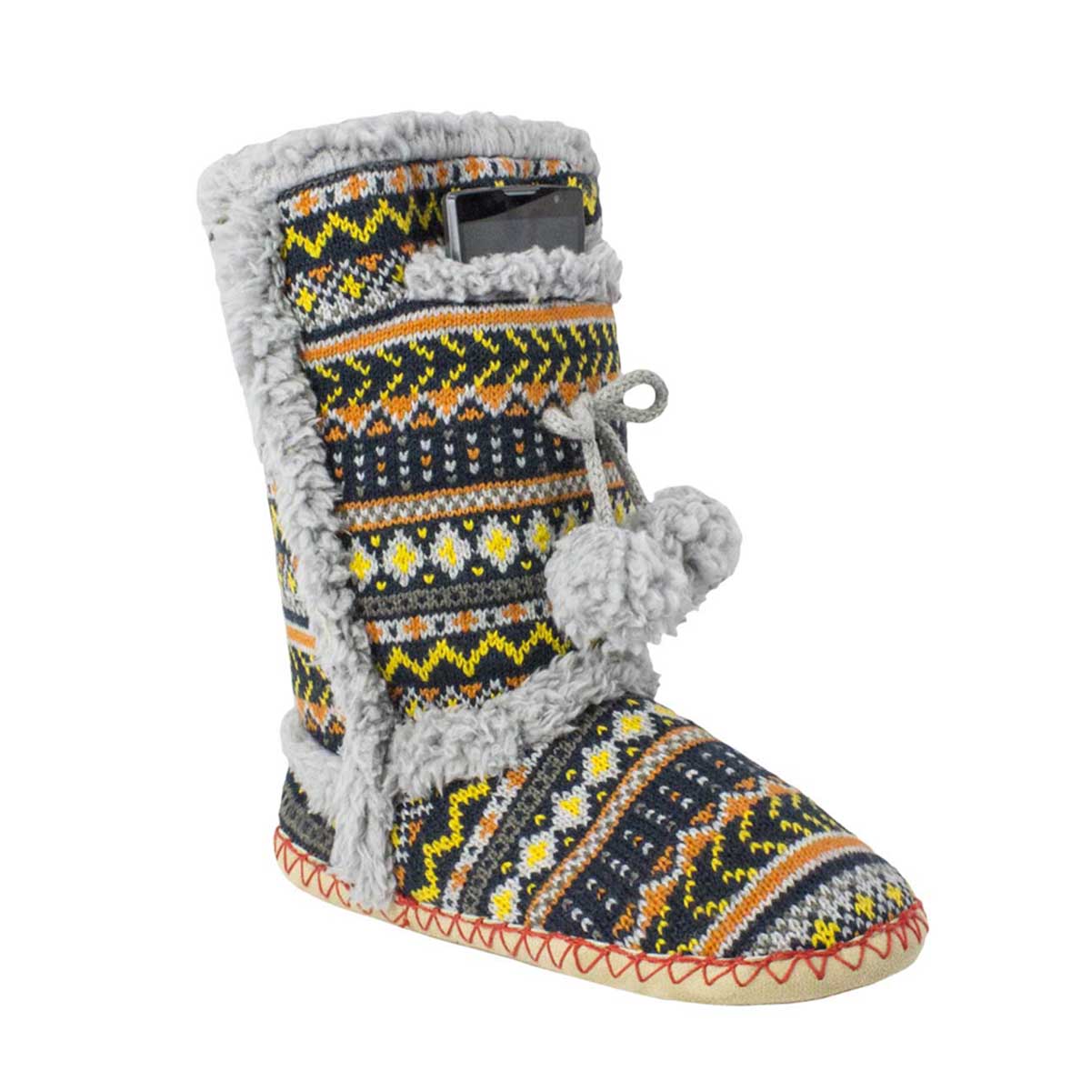 Navajo Outdoor Slipper Sock Non-Skid