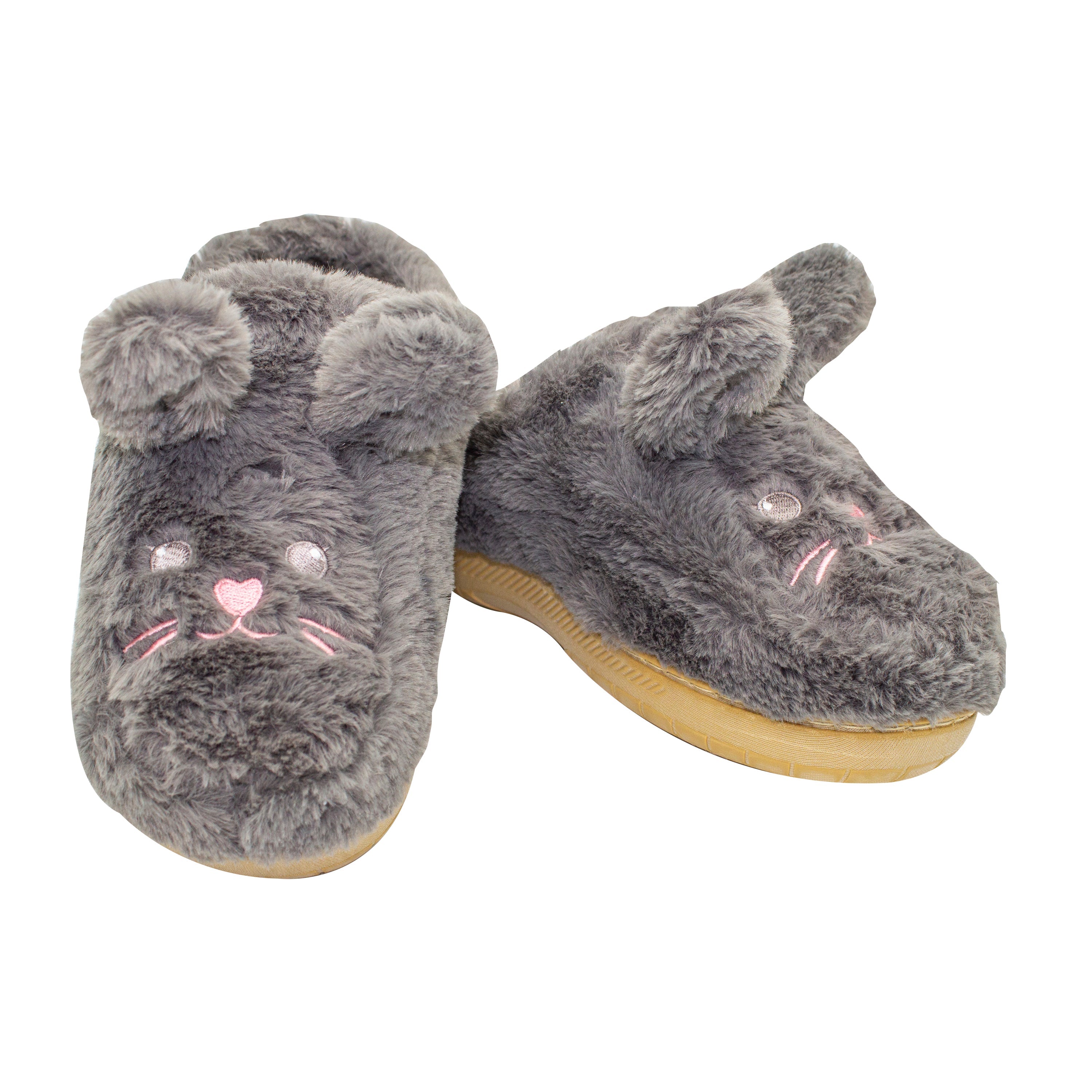 Fluffy Cute Animals Hard Soles Non-Slip Slippers