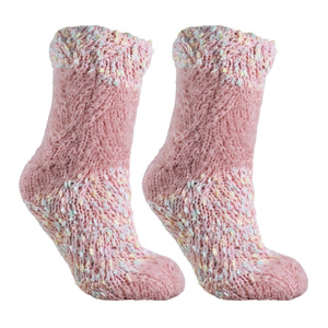 Knotted Angora Lounge Socks