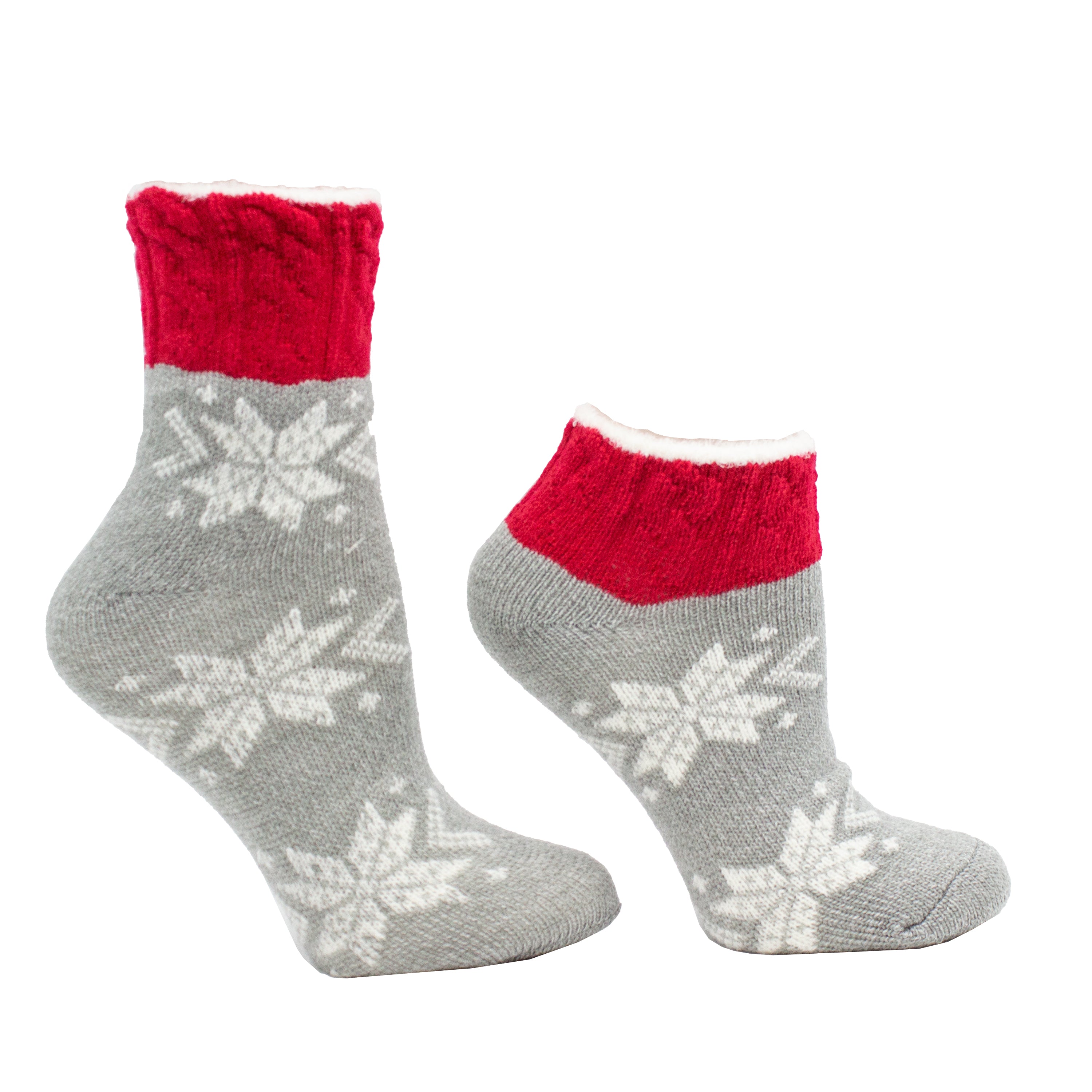 Blizzard Blues - 2 pack o of double layer socks Rose N Shea butter infused
